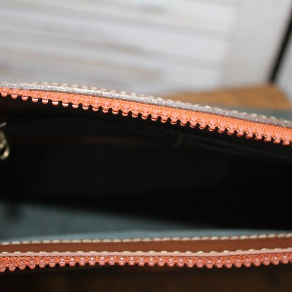 Dooney & Bourke Forest Green and Tan Crossbody Bag - Picture 7 of 10